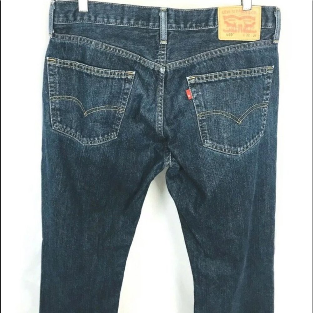 Levi's 559 Red Tab Straight Relaxed Jeans 34/32 - Picture 8 of 8